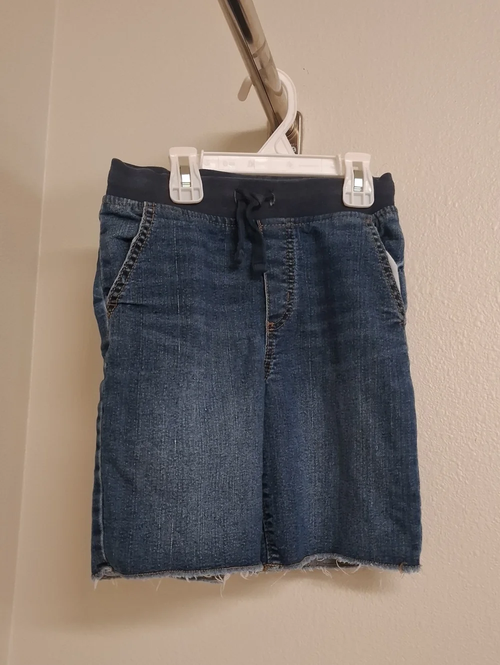 OshKosh B'gosh Blue Denim Kids Shorts with Drawstring Waist